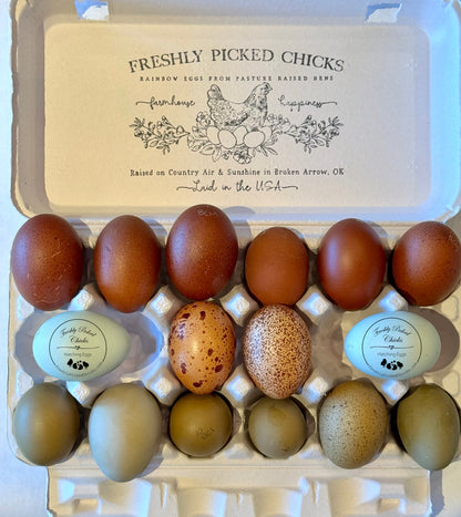 1 Dozen Farm Fresh Eating Eggs