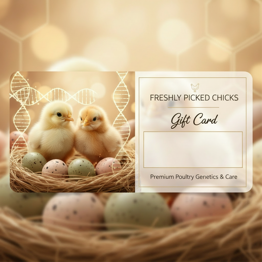 Freshly Picked Chicks Gift Card with DNA Graphics