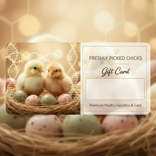 Freshly Picked Chicks Gift Card with DNA Graphics